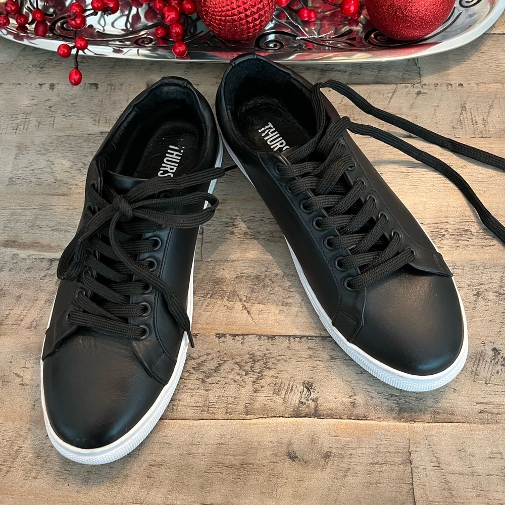 Black Leather Sneakers from Thursday Boot Company